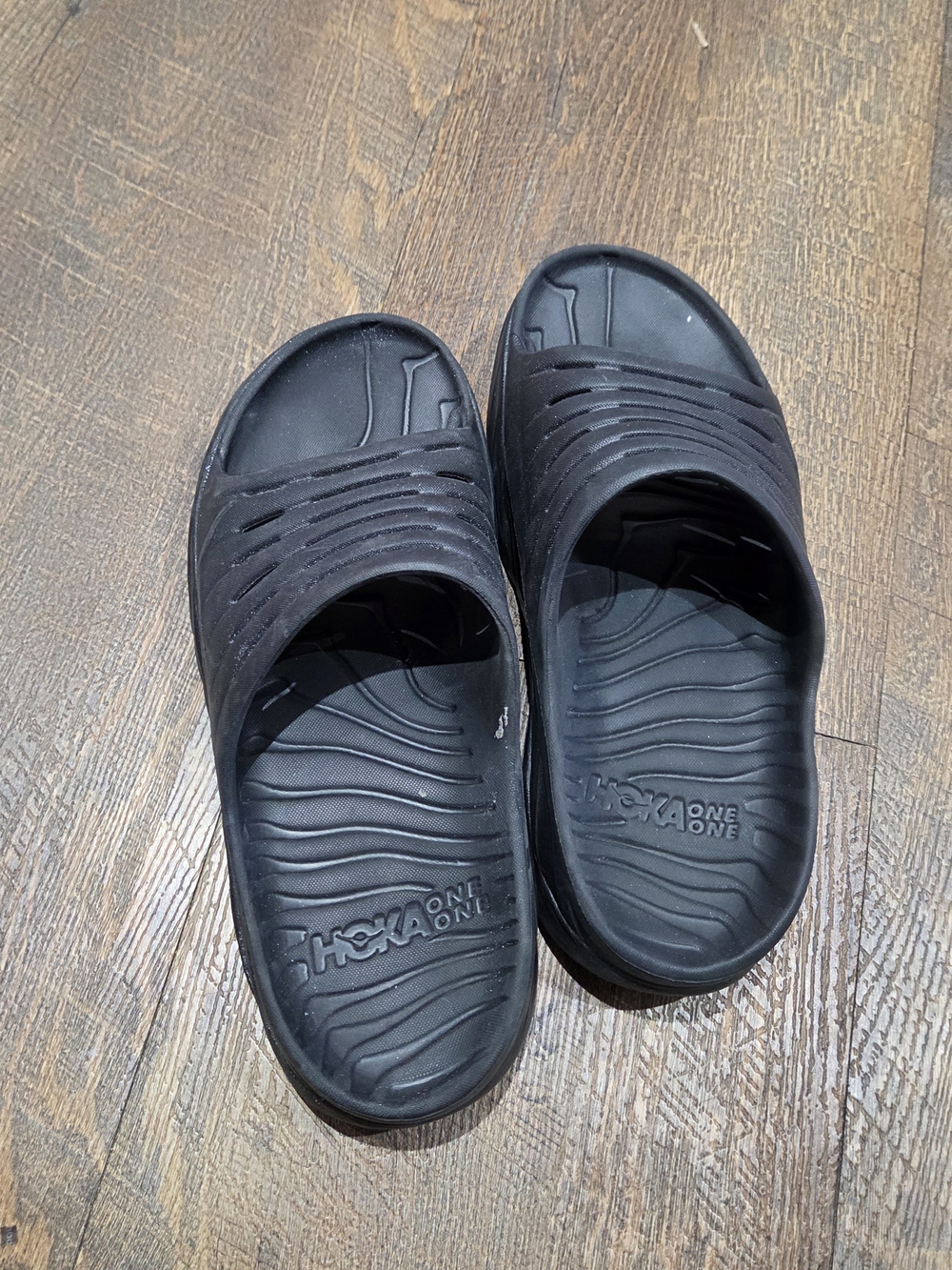 Hoka Black Women's Slide Sandals - Cushioned Slip-On - Picture 3 of 10